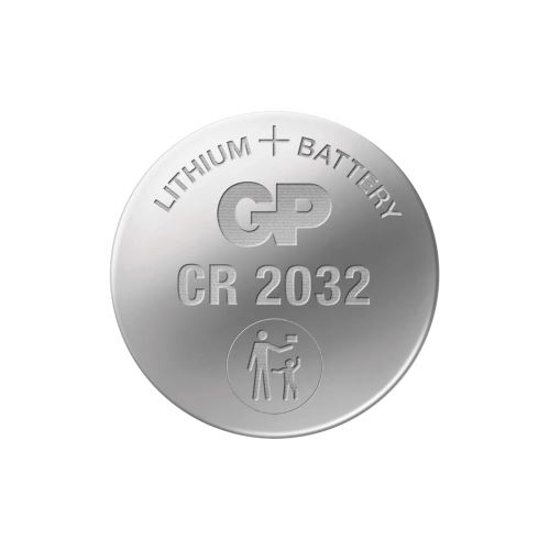 batérie GP lítium, GP CR2032, gombíková, blister 5 ks, kapacita 220 mAh, 3 V