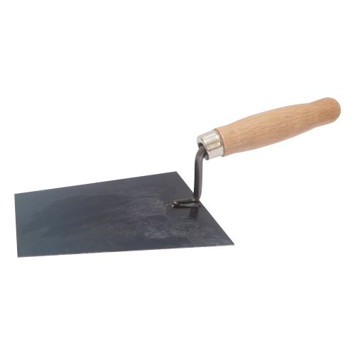 TOPTRADE lyžica murárska, oceľová, 160 x 130 mm, profi - BAZAR