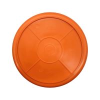 TOPTRADE vedro plastové, extra pevné, oranžové, 12 l, s certifikáciou TÜV/GS (1)