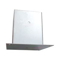 TOPTRADE pätka stĺpika so štvorcovou základňou, 140 x 140mm, pozink (2)