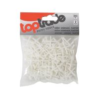 TOPTRADE krížiky plastové, špárovacie, 2 mm / 200 ks (3)