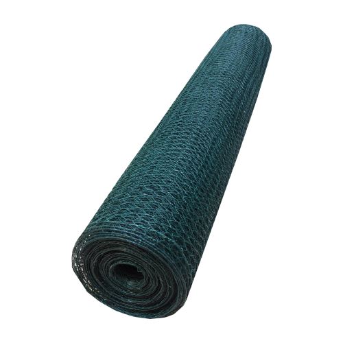 TOPTRADE pletivo králičie, poplastované, zelené, 16 / 0,9 mm, 1000 mm / 10 m
