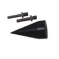 TOPTRADE trn štiepací, na drevo, 2 x adaptér 65 mm, SDS+ a šesťhran,  42 x 92 mm (10)