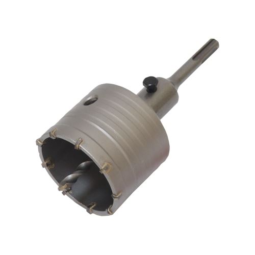 TOPTRADE korunka vykružovacia SDS +, s SK plátky, 73 mm