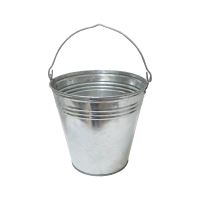 TOPTRADE vedro pozinkované, 12 l BAZAR - vzhledové vady, drobná rez (4)
