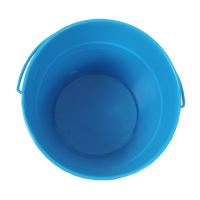 TOPTRADE náradie záhradné, detské - vedro, kovové, modré, 1,2 l (3)