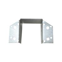 TOPTRADE vešiak trámový, vonkajší úchyt 120 mm, pozinkovaný (2)