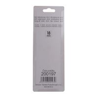 TOPTRADE nôž odlamovací, ALU, dvojfarebný, 18 mm, profi (2)