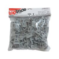 krížik dištančný, multifunkčný, 2 mm, sada 100 ks (1)