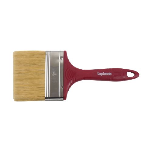 TOPTRADE štetec natieračský, TopBrush, s plastovou rukoväťou, šírka 4" / 100 mm, uni