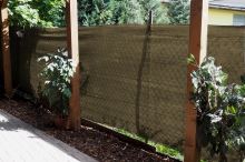 TOPTRADE sieť tieniaca, hnedá, 1,8 x 50 m, 150 g / m2 (2)