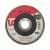 TOPTRADE kotúč brúsny, lamelový, zrnitosť 80, 115 x 22,2 x 2 mm