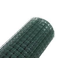 TOPTRADE sieť zváraná, poplastovaná, zelená, 13/0,8 mm, 500 mm x 5 m (5)