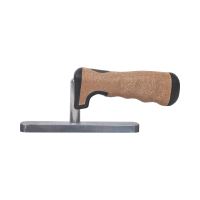 TOPTRADE hladítko nerezové, s EKO rukoväťou, zub 10 mm, 270 x 130 mm, profi (1)