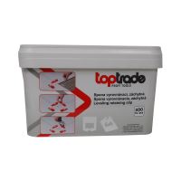 TOPTRADE spona vyrovnávacia, záchytná, hr. 1,5 mm, vyrovnávacia výška 3 - 12 mm / 600 ks