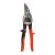 TOPTRADE nožnice na plech, CR-V, pravé, 250 mm