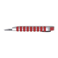 TOPTRADE nôž odlamovací, ALU, dvojfarebný, 18 mm, profi (8)