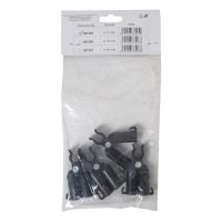 TOPTRADE spona plastová, na tyče záhradné, nastaviteľná, O 11 mm / 4 ks (2)