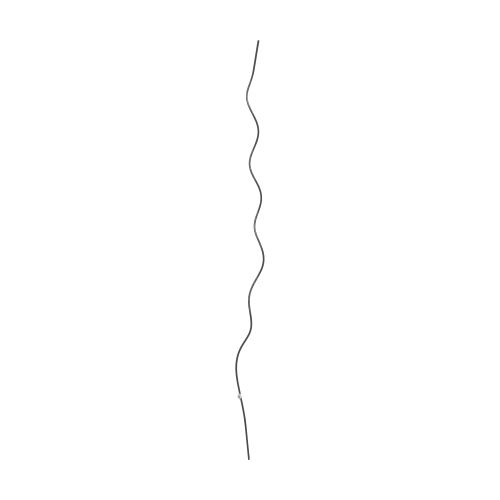 TOPTRADE tyč záhradné, drôtená, zelený komaxit, k paradajkám, O 6,5 mm, dĺžka 1800 mm