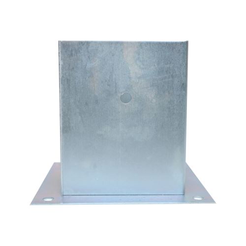 TOPTRADE pätka stĺpika so štvorcovou základňou, 140 x 140mm, pozink (7)