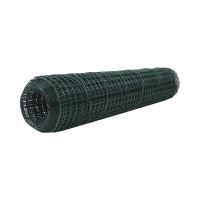 TOPTRADE sieť zváraná, poplastovaná, zelená, 13/0,8 mm, 1000 mm x 5 m