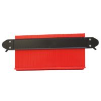 TOPTRADE šablóna kopírovacia, lamelová, pre obkladačov, 2 zámky, dĺžka 25 cm