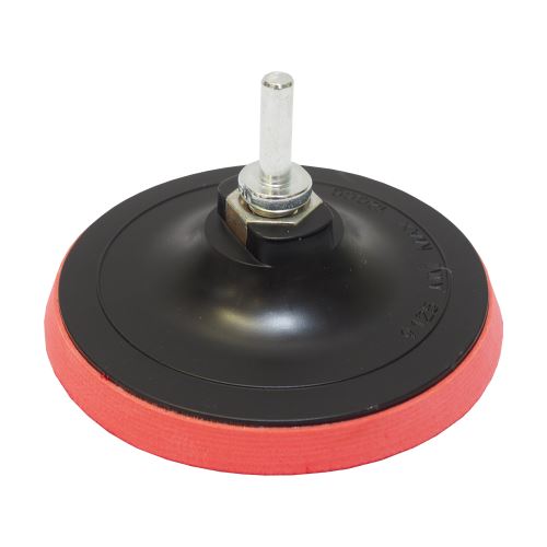 TOPTRADE tanier podložný, so suchým zipsom, M14, stopka 8 mm, O 125 mm