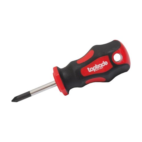 TOPTRADE skrutkovač pozidrive, krátky, magnetický, S2, 1 x 38 mm