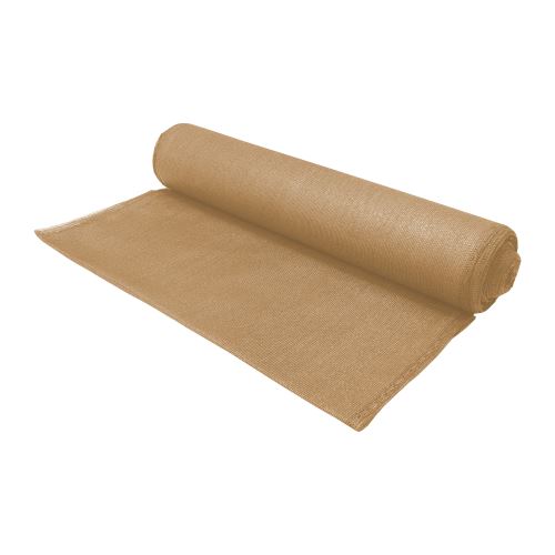 TOPTRADE sieť tieniaca, piesková, 1,8 x 10 m, 150 g / m2 (1)